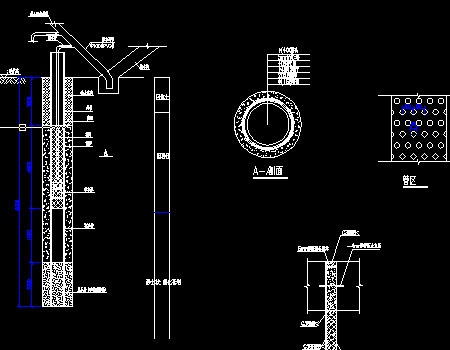 基坑管井降水施工图