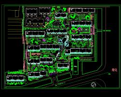 某小区环境绿化规划设计图纸