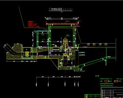 排洪泵站水利设计图纸