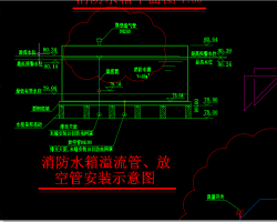 屋面消防水箱大样图