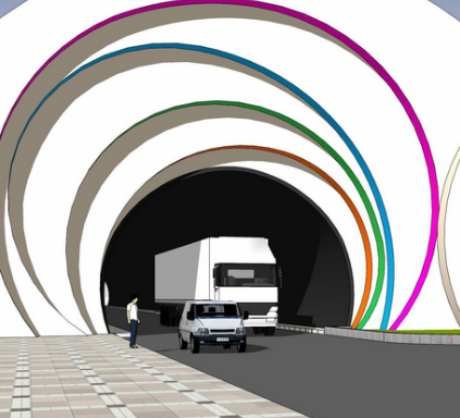 隧道口设计装修3dmax模型