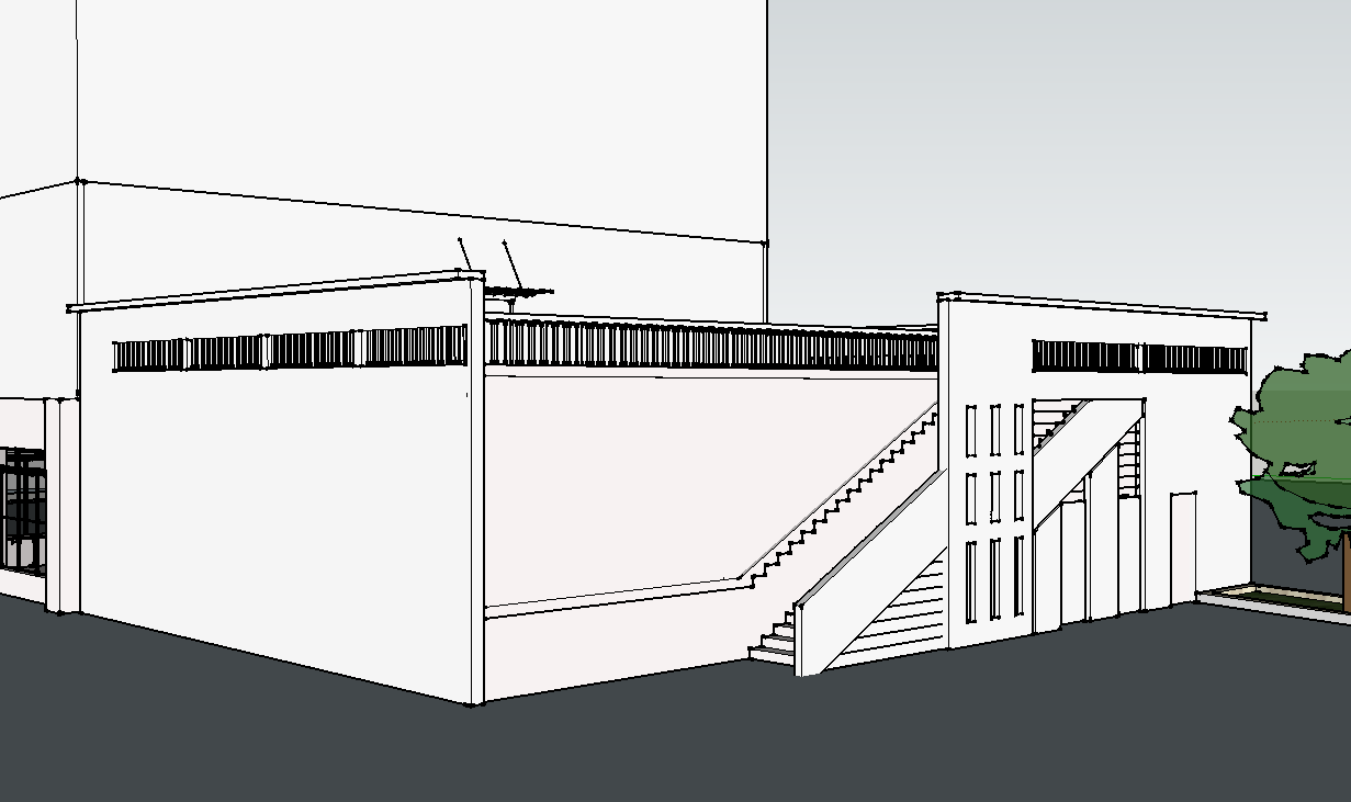 一层营业厅SketchUp模型