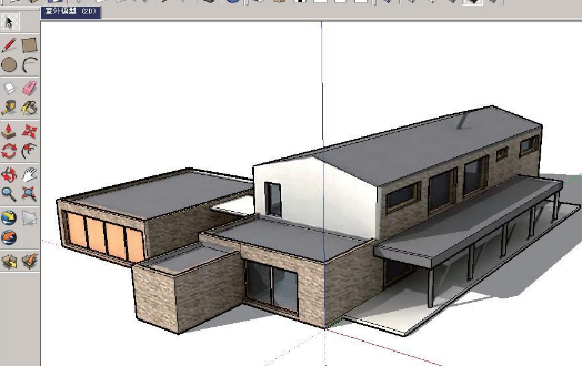 sketchup教程:使用照片建模的方法