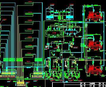 3000t水产冷库制冷全套系统施工图