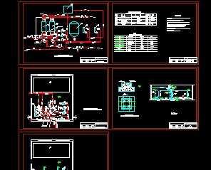 换热站平面及工艺流程图