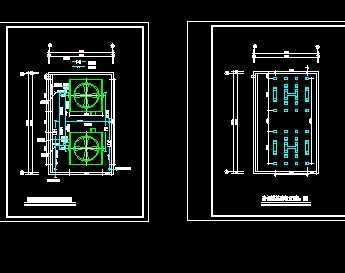 冷却塔基础平面布置图