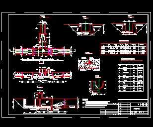 某退水闸结构设计图