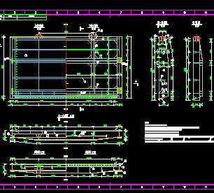 某水库溢洪道钢闸门施工图