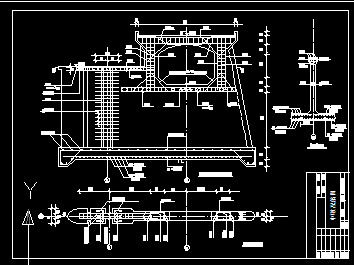 水闸中墩配筋设计图