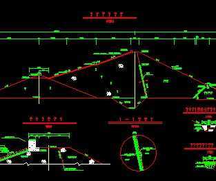 大坝标准断面图
