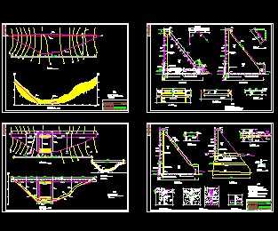 某大坝工程结构布置图