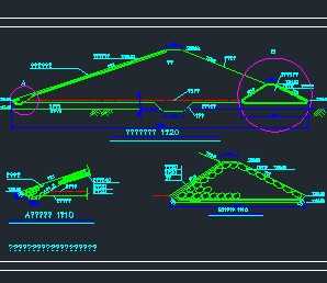 某土坝结构设计图