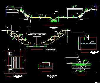 某工程排洪渠断面图