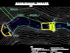 泥石流梳齿坝施工图纸