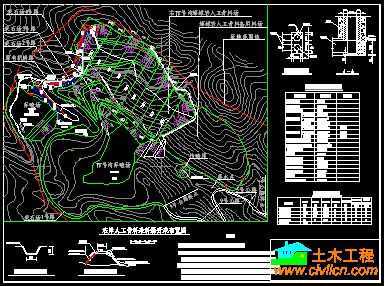 砂石开采,加工系统施工图