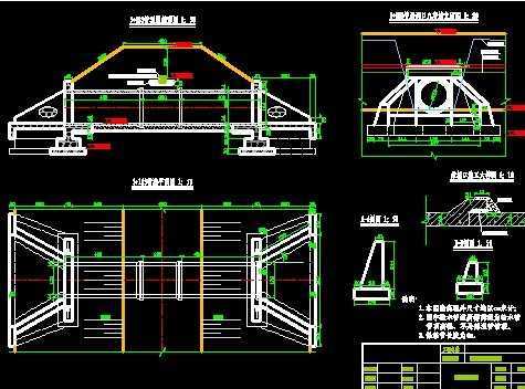 管道跨沟管涵施工图设计实例