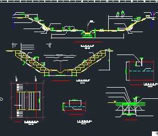 某工程排洪渠断面图