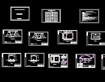 农村小型灌溉泵站施工图纸