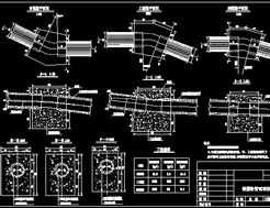 钢筋砼管镇,支墩设计图