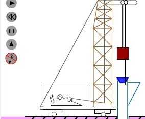 捶击桩和爆扩成孔灌注桩flash动画演示小软件
