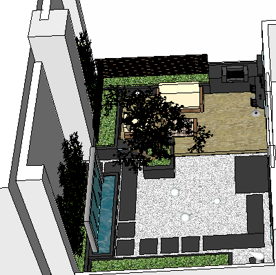 精致庭院景观模型设计SU模型