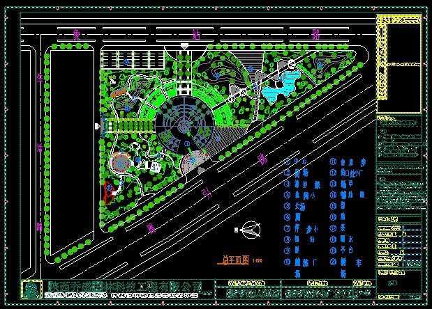 公园景观绿化全套施工图