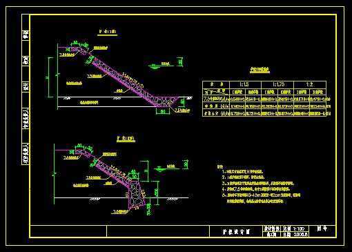 护坡设计施工图