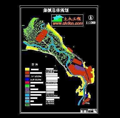 某集镇总体规划图