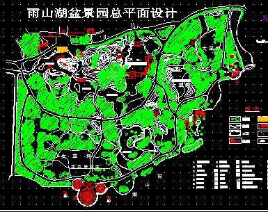 盆景园总平面设计图