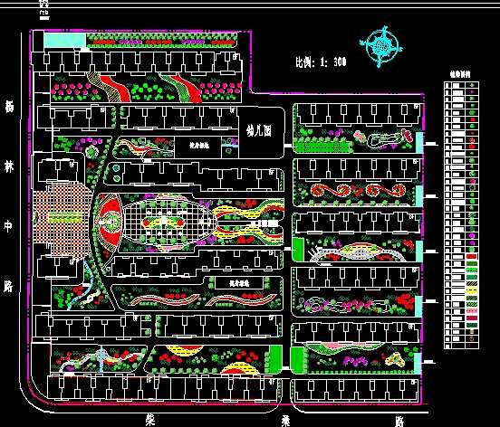 小区绿化规划平面图