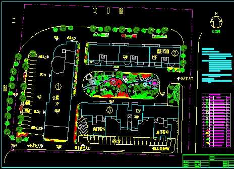 小区绿化景观设计图纸