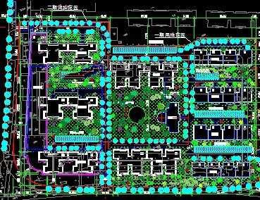 居住小区规划总平面图纸