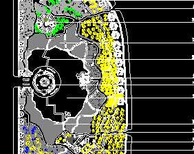 某小游园绿化规划平面图