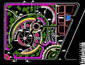 某小游园景观规划图