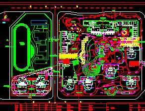 某住宅小区总平面及竖向设计图