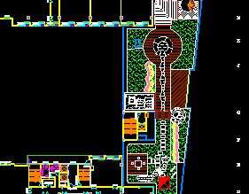 某住宅屋顶花园平面图免费下载 - 景观规划设计