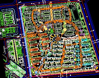 某居住区规划总平面图