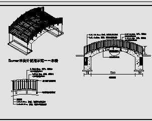 某木桥结构施工图