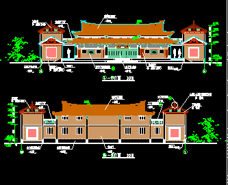 江南安息堂建筑设计图纸