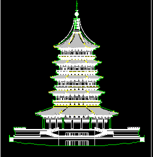 雷峰塔设计图纸