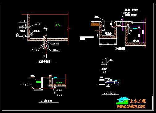 景观水池给排水参考图