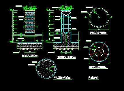 各类花池花坛详图