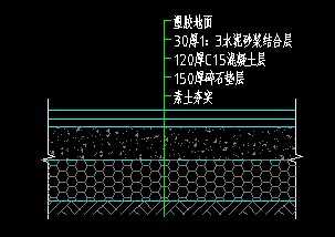 塑胶地面做法详图