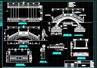 拱桥结构设计图