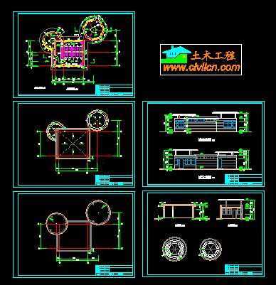 公厕设计图纸免费下载 - 园林建筑及相关 - 土木工程网