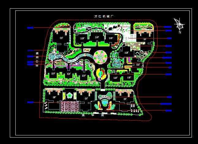 大型公园总体规划设计图免费下载 - 园林建筑及相关 - 土木工程网