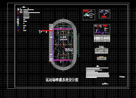 标准足球场灌溉设计