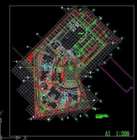 小区园林景观平面图免费下载 园林绿化及施工 土木工程网