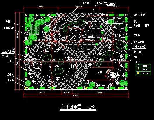 广场平面布置图