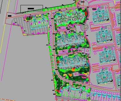 小区绿化种植图